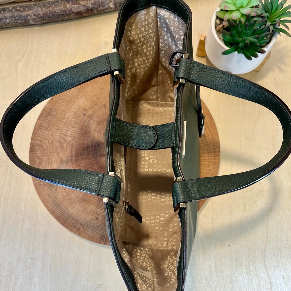 Kate Spade | Newbury Lane Green Tote Bag - Picture 2 of 15